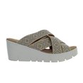 thumbnail image 1 of Bernie Mev Women's Venti Martini Wedge Heel Slide Sandal, 1 of 1