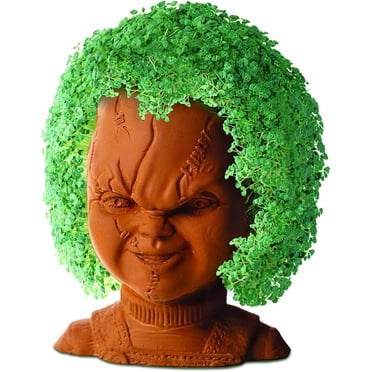 Childs Play Chucky Chia Pet Decorative Pottery Planter