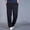 c03Black, variant on LNWUY (M-5XL) Men's Big and Tall Full Elastic Waist Casual Cargo Pants Relaxed Fit Lightweight Pull On Work Pant with Pocket Green XXXXL