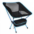 thumbnail image 1 of Chair Outdoor Folding Beach Chair Portable Mesh Back Aluminum Alloy Rack Camping Chair for Fishing, 1 of 8