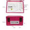 thumbnail image 3 of Lecteur CD Plateau Multifonctionnel Type BT, Haute Fidélité avec USB et Télécommande, pour Diffusion de Musique Sans Fil, Lecture de Carte Mémoire TF, 3 of 7