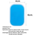 thumbnail image 4 of Pack of 60 EMS Gel Pad, Gels Pad for EMS Trainer Abdominal Trainer Electrical Muscle Stimulation, Abs Trainer Replacement Gel Sheet Replacement Pad, EMS Gel Pad Abs Trainer Replacement Gel Muscle, 4 of 7