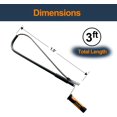 thumbnail image 3 of Professional Closet Auger, 3 Feet Pipe Snake for Unclogging Toilets, 3 of 7