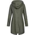 thumbnail image 4 of Lightweight Jacket Women Solid Rain Jacket Outdoor Plus Size Waterproof Hooded Raincoat Windproof Womens Light Jacket on Clearance, 4 of 4