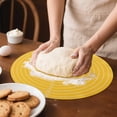 thumbnail image 1 of Placemat 2 Round Silicone Baking Mats for Kitchen Non Dough Rolling Pad with Thick Turntable and Versatile Use, 1 of 3