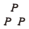 thumbnail image 3 of relayinert Durable And Rustproof Metal House Number Plaque Impeccable Door Decoration Easy To Install Metal Letters House Numbers B17--P 3Set, 3 of 6