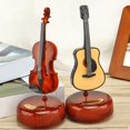 thumbnail image 4 of Boîtes à Musique Instrument Classique Se Retrouver pour Artware Cadeau de Noël Présent Guitare, 4 of 5