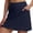 Navy, variant on Elvqul Pencil Skirt for Women Elastic Waisted Summer Mini Skirt White Solid Womens Short Skirt