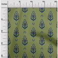 thumbnail image 1 of oneOone Polyester Lycra Fabric Leaves & Paisley Block Decor Fabric Printed BTY 56 Inch Wide, 1 of 4