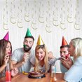 thumbnail image 4 of Becaristey 6pcs Set Streamers Decorations Party Streamers Gold Streamers Party Decorations Ceiling Decorations For Birthday Party Green 27.5 inch 1Set, 4 of 6