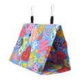 thumbnail image 1 of Bird Hanging Tent, Colorful Parrots House Bed Triangular  For Cockatiel For Pet Cage 17x11x15cm, 1 of 8