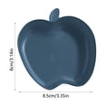 thumbnail image 3 of Apples Shape Plates Impregnable Dinner Plates Dishwasher Microwave Safe Plastic Plates Reusable Lightweight Plates For Kitchen Or Camping 3.35x3.15 Inches, 3 of 5