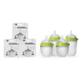 thumbnail image 1 of Comotomo Baby Bottle Bundle, Green, 1 of 5