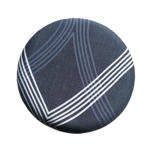 kurtrusly Stretch Round Bar Stool Cover Elastic Barstool Chair Seat Cover Printed B