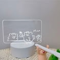 thumbnail image 3 of maskred Acrylic LED Drawing Board Creative Memo Board For Home Office Light Up Message Board Memo Board B Touch open, 3 of 6