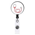thumbnail image 2 of Iumwxz Nurse Badge Buckle Easy-To-Pull Buckle Retractable Badge Easy-To-Pull Certificate Buckle, 2 of 7