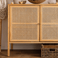 thumbnail image 2 of 16-Inch Wide Natural Rattan Webbing 40-Inch Long (3.3 Ft.) Rattan Webbing Rolls for Furniture,Chairs, Cabinets,Ceilings, 2 of 7
