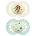 thumbnail image 2 of MAM Night Silicone Pacifier 6+ Months, Glow in the Dark, Assorted Colours, 2 PACK, 2 of 10