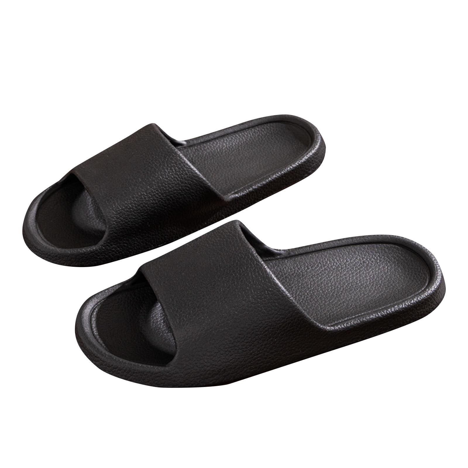 Mens and Womens Home Slippers Simplicity Solid Color Quick Drying