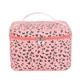 thumbnail image 2 of Dvkptbk Storage Large Capacity Travel Makeup Bag,Portable Cosmetic Bag Imitation Leather Osmetic Bag Large Opening Design Makeup Organizer Bag Home Essentials, 2 of 4