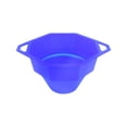 thumbnail image 2 of Iumwxz Food Grade Silicone Popcorn Bowl Foldable Microwave Popcorn Maker with Lid Easy Clean Double Handle Design Multi Color Collapsible Bucket for Movie Night Home Snacks Blue Free Size, 2 of 6