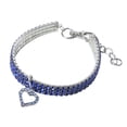thumbnail image 1 of Daisyyozoid Wholesale Mini Pet Dog Bling Rhinestone Chocker Collars Fancy Dog Heart Shaped Necklace, 1 of 1
