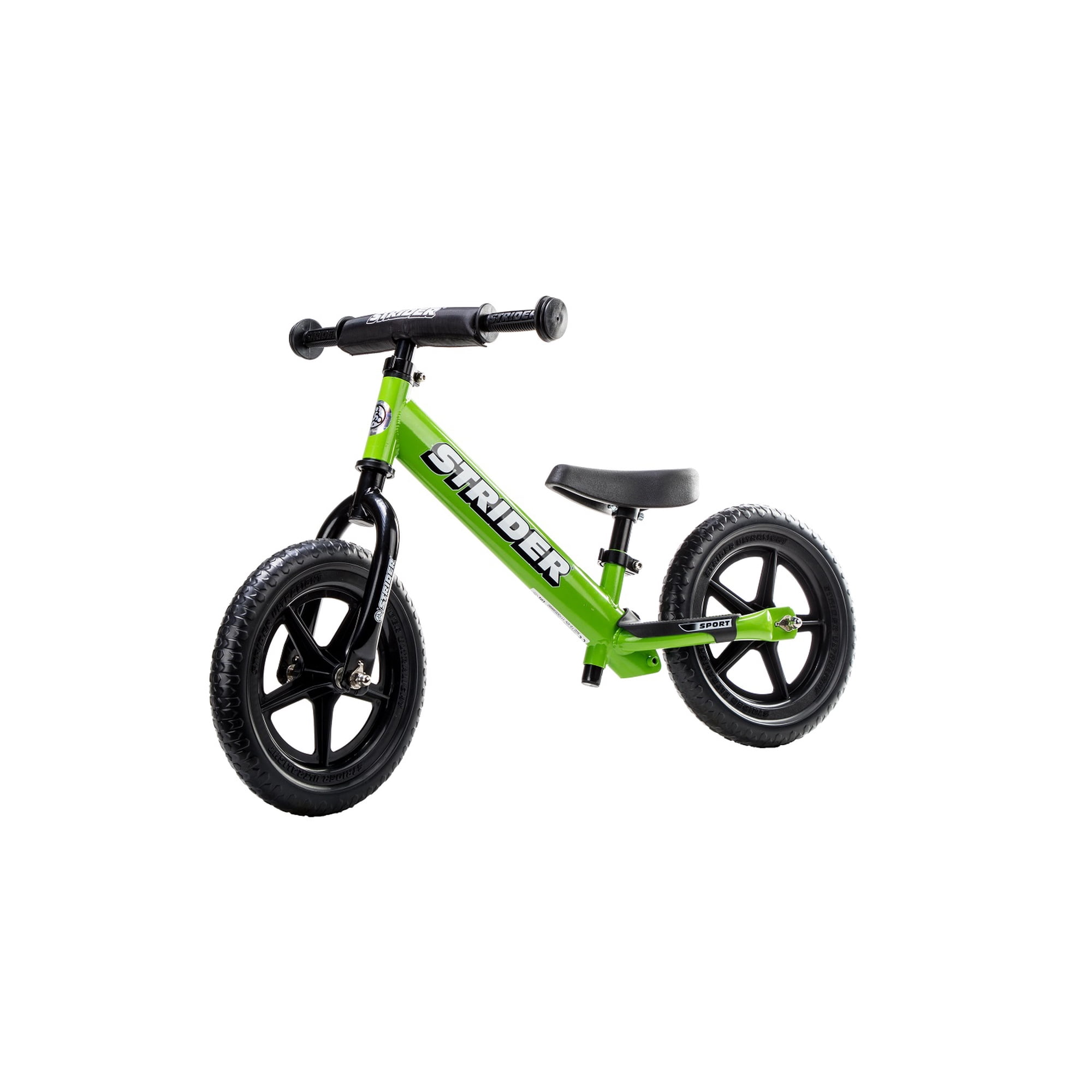 Strider - 12 Sport Balance Bike, Ages 18 Months to 5 Years - Green