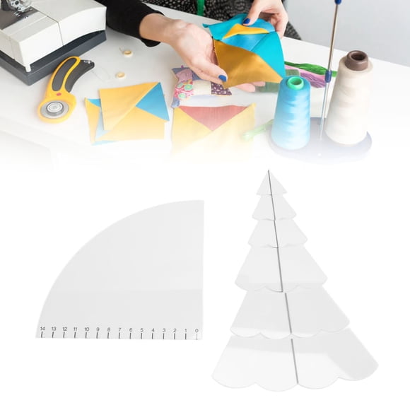 Sewing Pattern Template, Acrylic Widely Compatible DIY Sewing Ruler Template Set Flexible Ideal Gifting for Bowl Mats for Home S,M,L