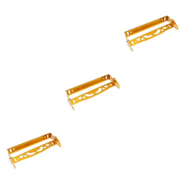 Redempat Car Number Frame - Unique Lightweight Stylish Accessory Variety Of Colors Car License Plate Frame gold 24.5*21*3cm 3Set