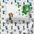 thumbnail image 5 of Minecraft Kids' 3-Piece Twin Sheet Set, 100% Polyester, 5 of 5