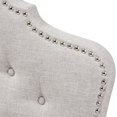 thumbnail image 4 of Baxton Studio Hilda Tufted Full Panel Headboard in Grayish Beige, 4 of 6
