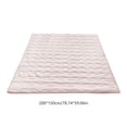 thumbnail image 3 of weibbin Thin Mattress Pad - 78.7x59in Washable Quilted Topper with Non-Slip, Pink, 3 of 6