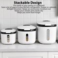 thumbnail image 3 of Airtight Rice Storage Container, Cereal Rice Food Storage Container Bin Rice Bucket Rice Holder Bin Rice Storage Box With Clear Window For Rice Grains Sugar Flour Pet Food Storage, 3 of 8