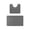 #-【Drak Gray | 1 x 40x60Cm Rug + 1 x 40x50Cm Rug】, variant on Bathroom Toilet Rug Set 2-Piece - U-Shape Non Slip Latex Mat Absorbent Quick-Dry Floor Carpet Soft Microfiber Velvet Fleece Washable, Green, JKODE