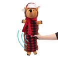 thumbnail image 4 of Holiday Time Large Squeaky Stuffed Dog Toy – Buffalo Plaid Hedgehog, 4 of 4