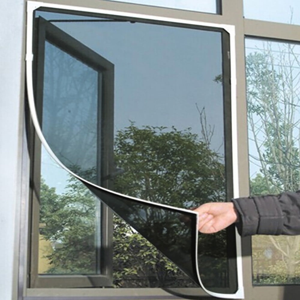 Yhmxh Home Essentials Home Appliances Indoor Insect Fly Screen Curtain Mesh Mosquito Netting Door Window Black Radiation Photocatalyst