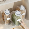 thumbnail image 1 of RXIRUCGD Flour Storage Container Clear Rice Dispenser Airtight Rice Storage Bin Grain Container For Sugar Rice Pantry Flour, 1 of 9