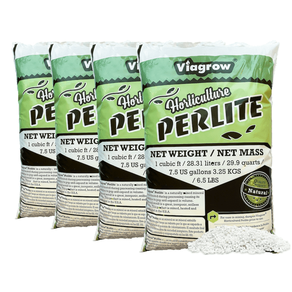 Viagrow Perlite 1 Pied Cube Lot de 4