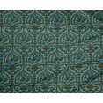 thumbnail image 4 of oneOone Polyester Lycra Fabric Leaves & Floral Block Printed Fabric 1 Yard 56 Inch Wide, 4 of 4