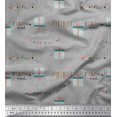 thumbnail image 1 of Soimoi Rayon Fabric Gift Box & Hanging Ribbons Party Print Sewing Fabric Yard 42 Inch Wide, 1 of 3