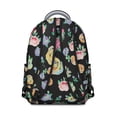 thumbnail image 3 of Floral and Bee Artwork School Backpack Comfortable, Durable Students Backpack with Botanical Garden Print and Watercolor Flower Pattern, 3 of 5