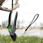 Pruning Shears,Bypass Pruning Shears, Pruning Shears Garden Fruit Tree Labor-Saving Scissors With Non-Slip Tooth Grooves For Gardening Trimming