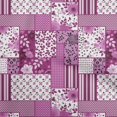 thumbnail image 1 of oneOone Polyester Lycra Purple Fabric Floral Sewing Material Print Fabric By The Yard 56 Inch Wide, 1 of 5