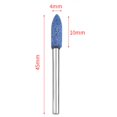 thumbnail image 1 of 1pcs Tête de Polissage Tête de Roue Abrasive Montée pour Outil Rotatif Tige 3mm, 1 of 6