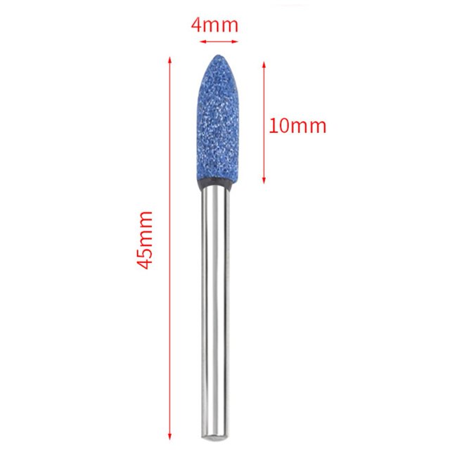 1pcs Tête de Polissage Tête de Roue Abrasive Montée pour Outil Rotatif Tige 3mm
