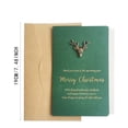 thumbnail image 2 of Clearance! New Year Christmas Card With Envelope Funny Retro Happy Holidays Greeting Card, 2 of 7
