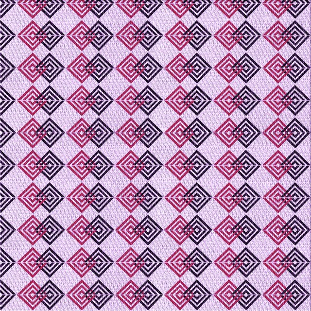 Ahgly Company Machine Washable Indoor Square Transitional Periwinkle Pink Area Rugs, 5' Square