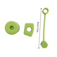 thumbnail image 3 of Oleegame 1PC Silicone Spill Stopper Set Of 3 Compatible With Cup 1.0&2.0 30oz/40oz Cup Accessories Leak Stopper Including 3 Cover Cap 3 Square Spill Stopper And 3 Roun Pink, 3 of 5