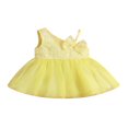 thumbnail image 1 of MesaSe Bébé Filles Robe d'Été une Épaule Sans Manches Fleurs Broderie Dentelle Patchwork Tutu Sundress avec Arc, 1 of 8