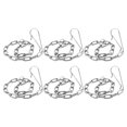 thumbnail image 4 of 6pcs Toilet Flapper Replacement Chains Toilet Handle Chains Stainless Steel Lift Chains, 4 of 5